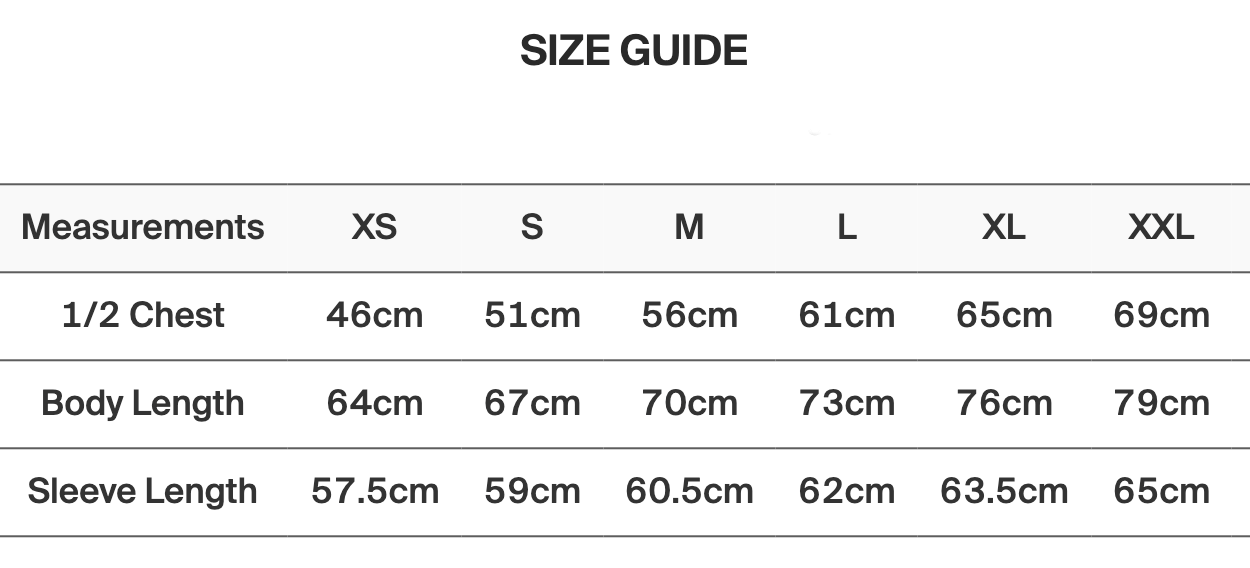 Hoodie size