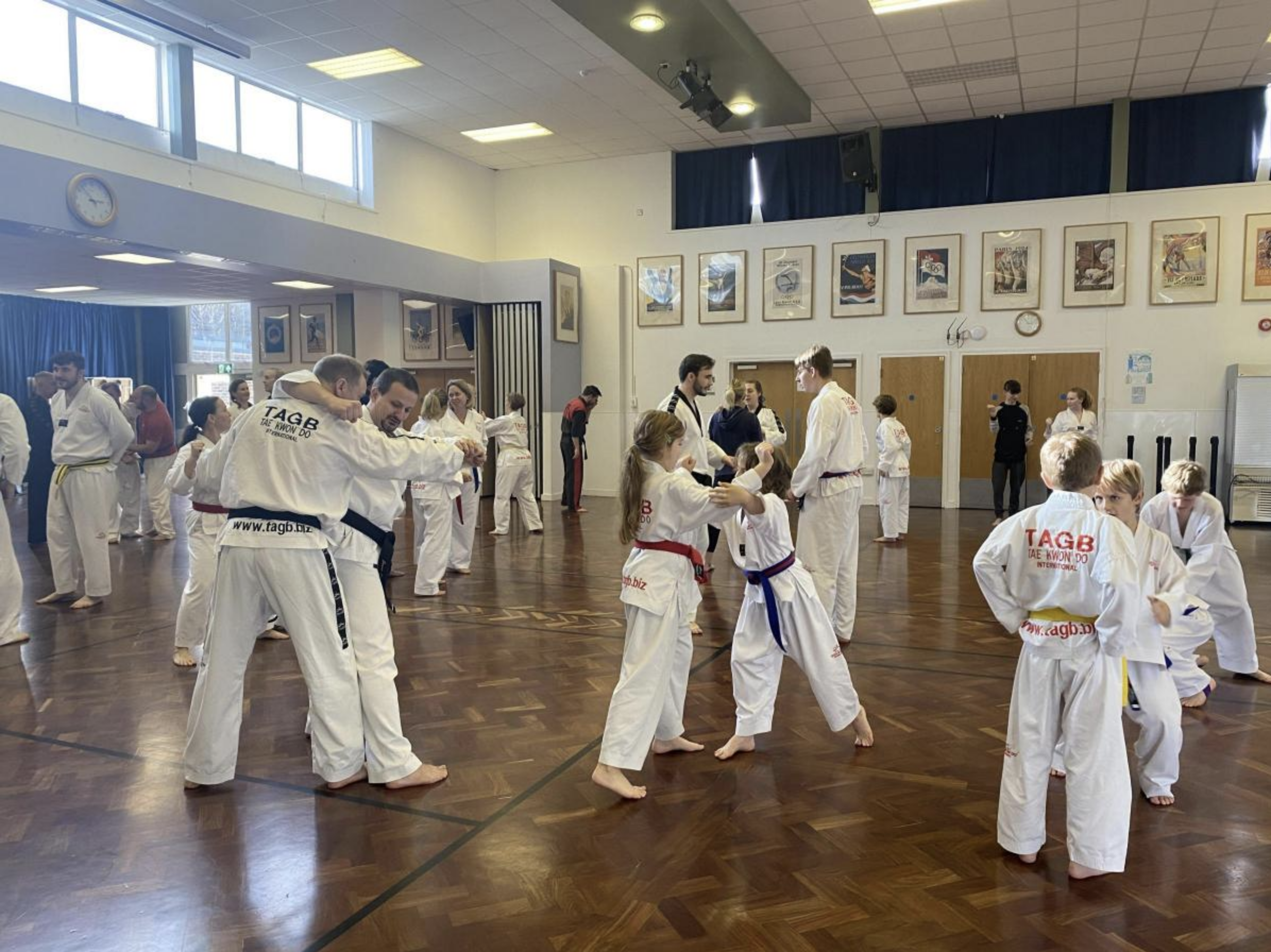 Master McNally, ITC workshop A.O. Taekwondo Romsey family classes